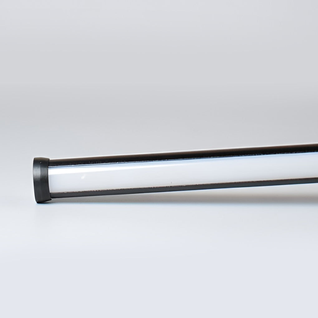 RGB LED Linear Wall Sconce — PC Shade, Remote Control, Hardwired, 110–220V, Modern Minimalist