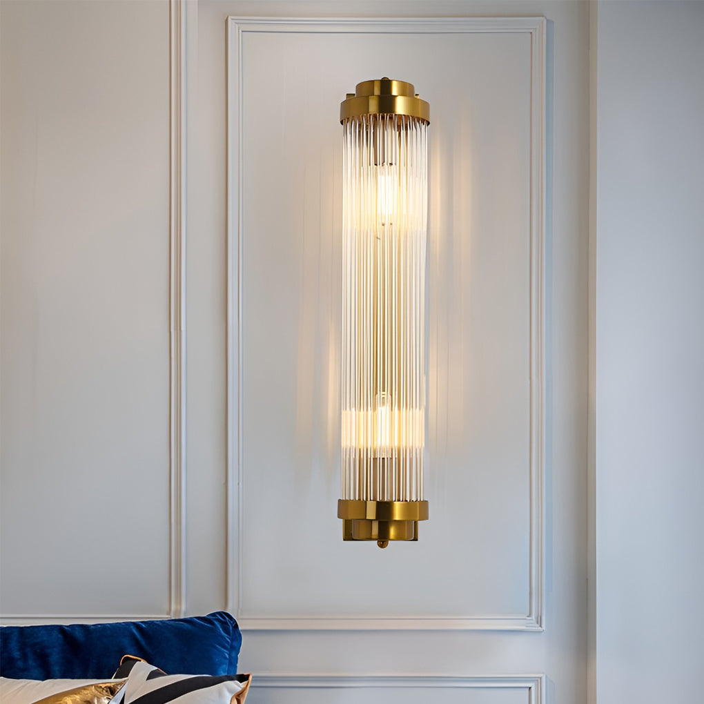 Adjustable Crystal Wall Sconce — Gold, E14, Warm White 3000K, 16" or 24"