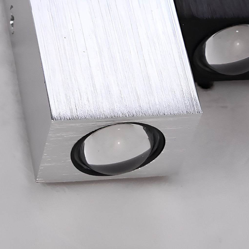 Modern Rectangular Up/Down Wall Washer Sconce — Aluminum, LED, 3000K / 6000K