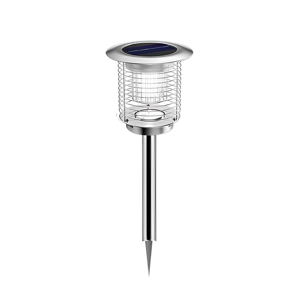 Solar & USB Mosquito Killer Garden Light — 304 Stainless Steel, UV LED, up to 1,076 sq ft Coverage