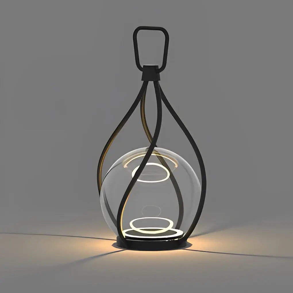 Portable Waterproof LED Night Lights with Creative Metal Design - USB Rechargeable Luxe