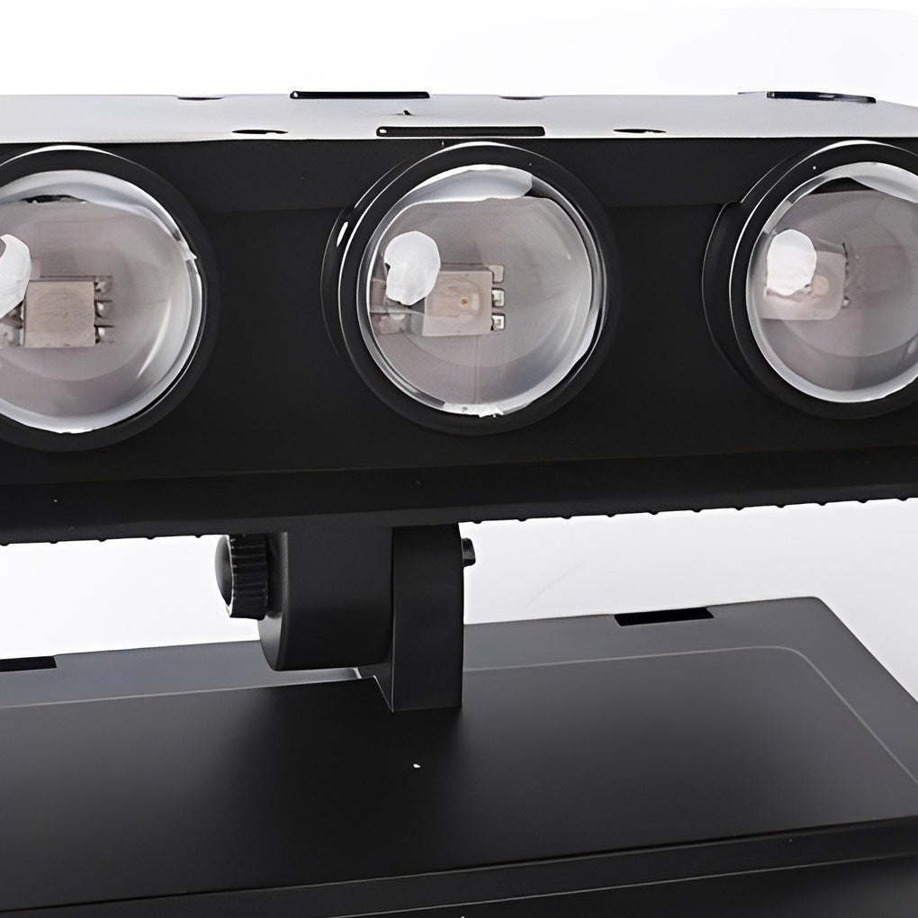 Modern Rectangular Solar Up/Down Wall Sconce — Black, LED, IP65 Weatherproof, 3000K Warm White