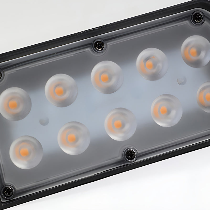 Modern Adjustable Solar Wall Sconce — Black ABS, LED, 90° Adjustable, Dual-Brightness, IP65 Weatherproof