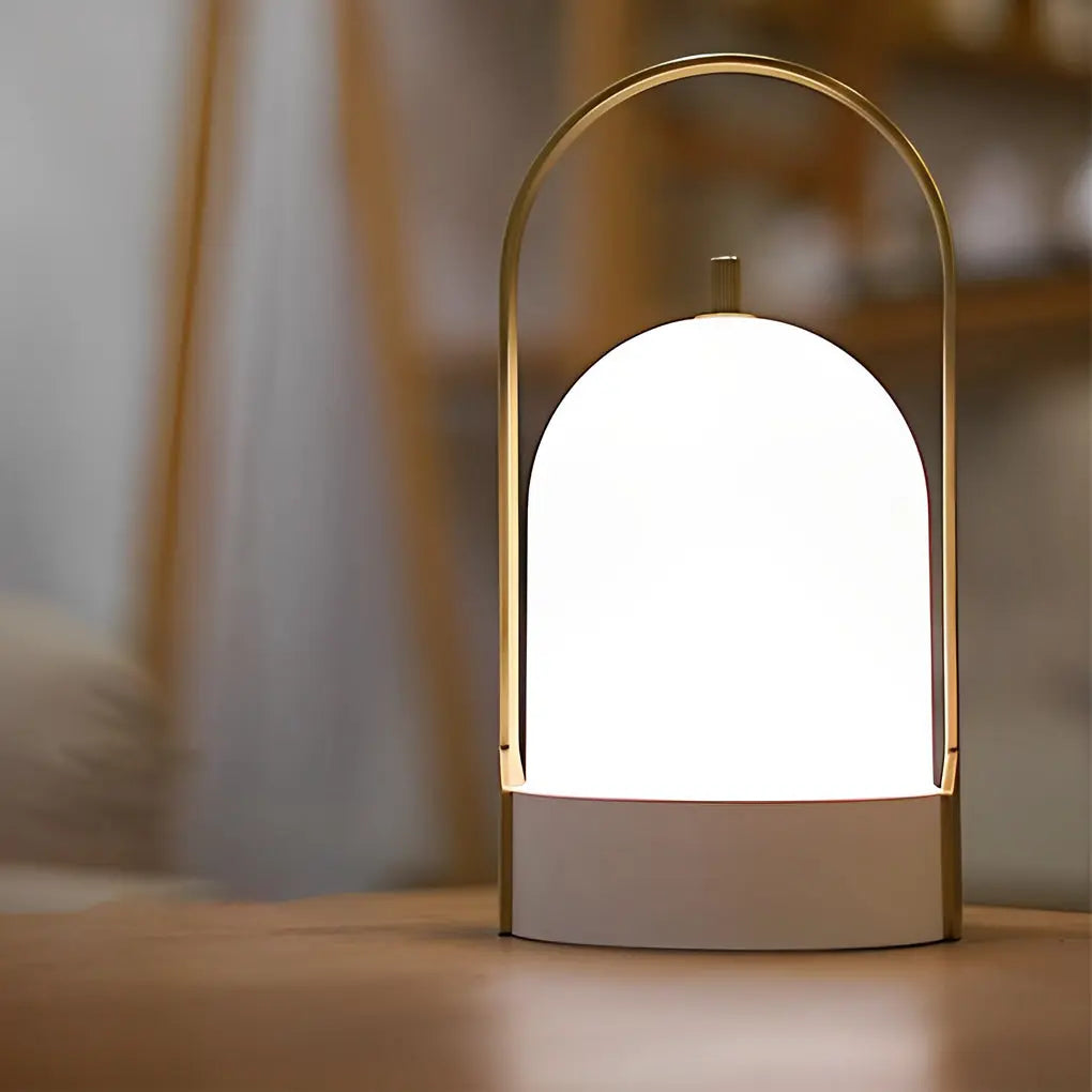 Portable LED Lantern Table Lamp for Indoor and Outdoor Ambiance Luxe
