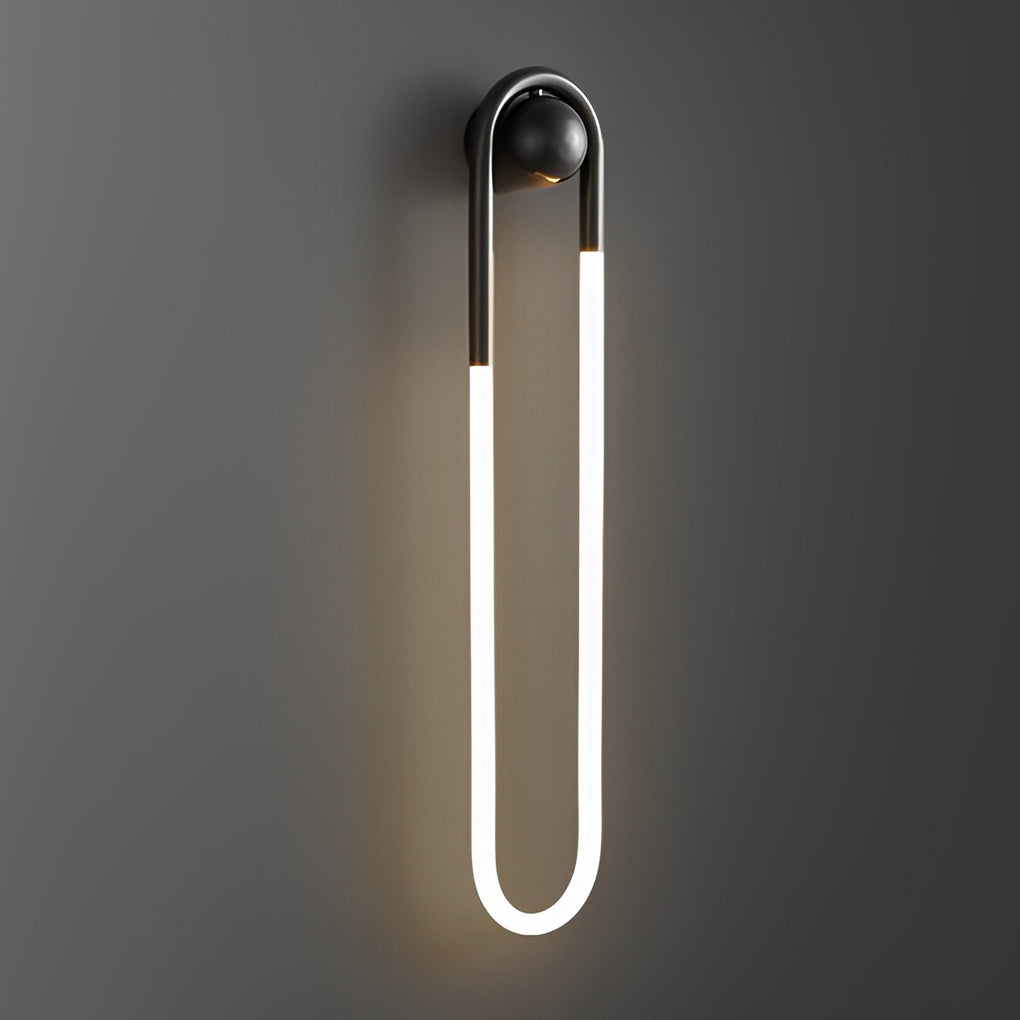 Minimalist Round-Rectangular Wall Sconce — Copper & Black, Brass, Acrylic Shade, 9W/18W LED, Three-Step Dimming, 3000K/4500K/6000K