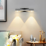 Adjustable Up/Down Wall Sconce — Aluminum, 6W LED, 1" × 7", Multi-Color Temperature