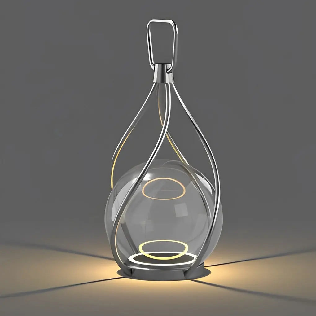 Portable Waterproof LED Night Lights with Creative Metal Design - USB Rechargeable Luxe