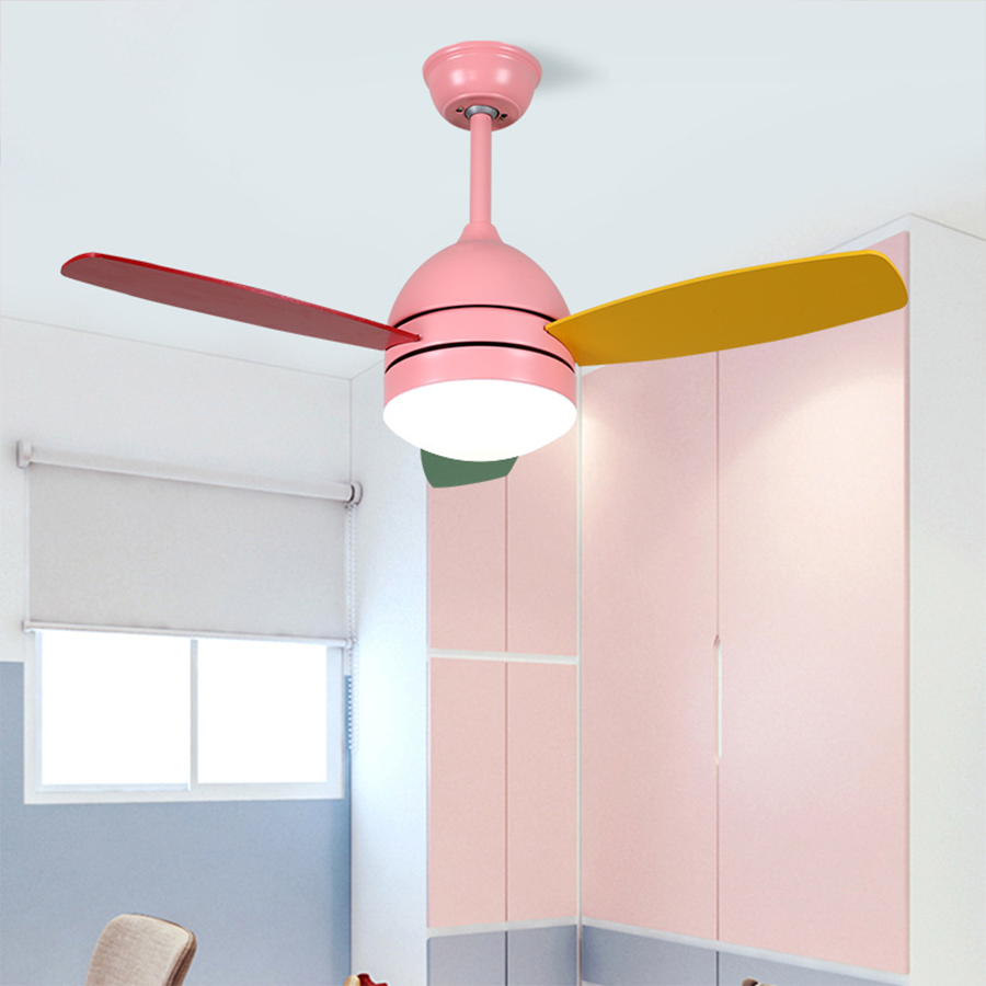 Ultra Silent Kids Ceiling Fan with Modern Variable Frequency and 6-Speed Wind Settings