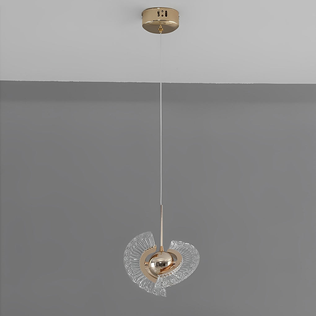 Circular Anodized Acrylic Mini Pendant — LED Integrated, 7" Diameter, 3000K / 6000K
