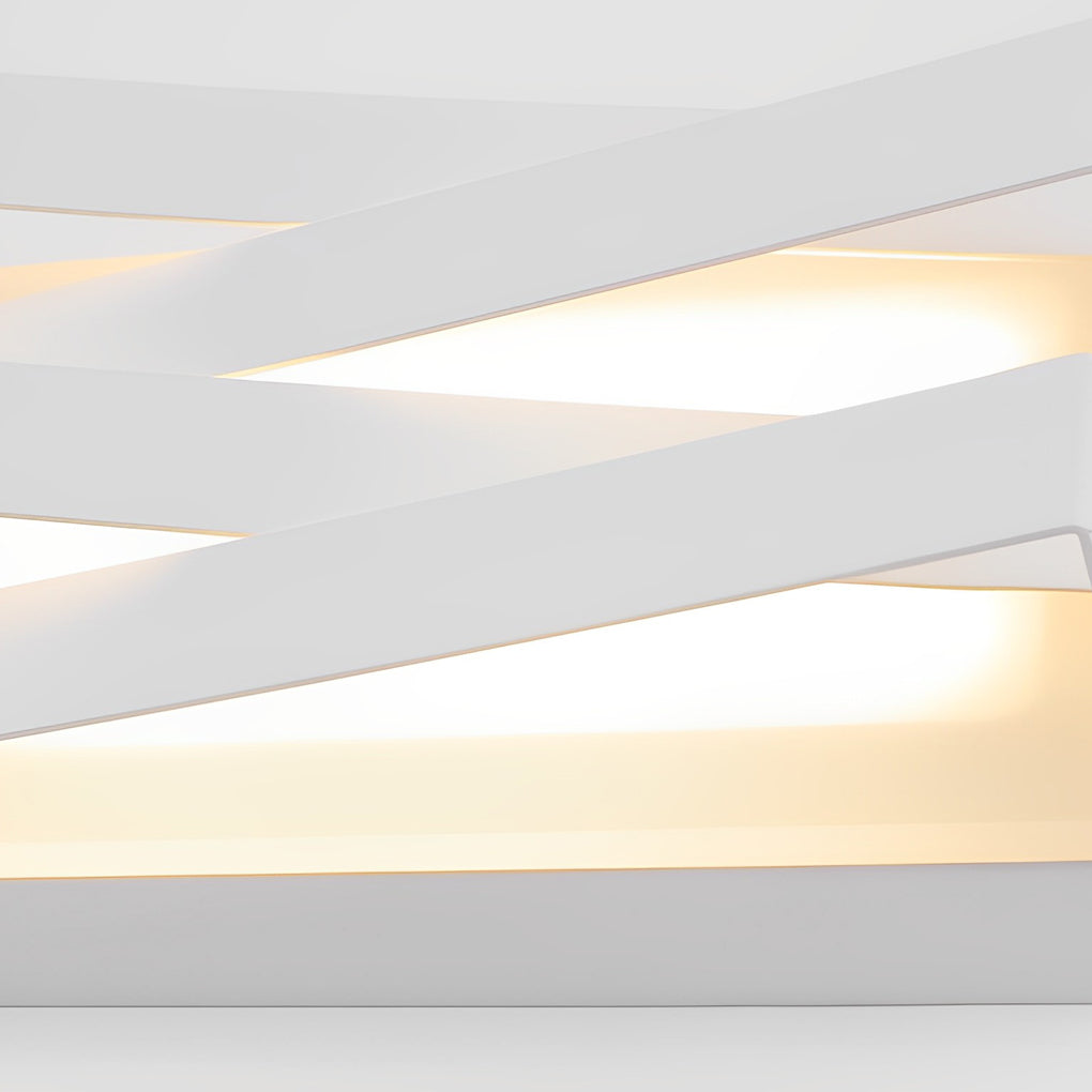 Minimalist Geometric LED Wall Sconce — Iron and Acrylic, 12W–18W, Warm White 3000K, 8" or 11"