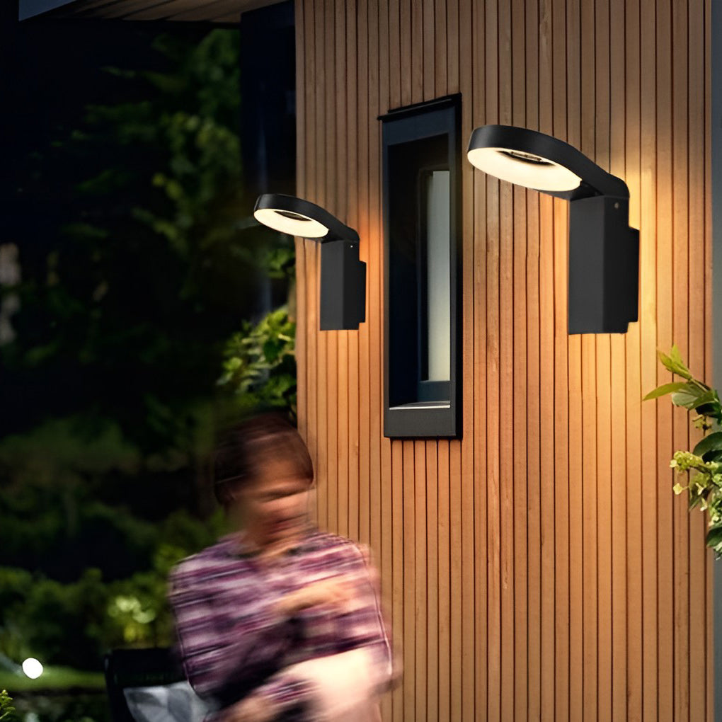Ring LED Landscape Light — Die-Cast Aluminum, 18W, IP54, Warm White 3000K, Wall or Bollard