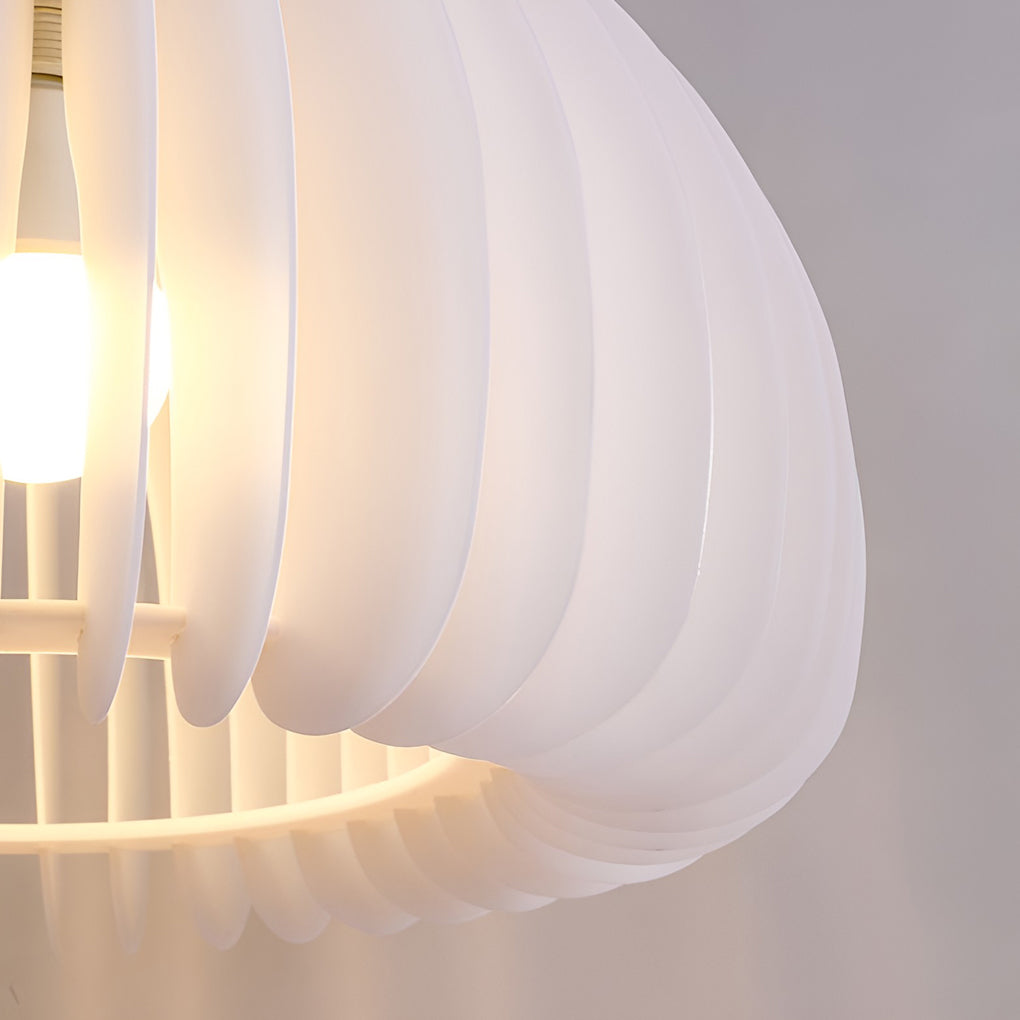 Lantern Pendant Light — Acrylic & Iron, White, 16W E27, 3-Step Dimming (3000K/4500K/6000K)