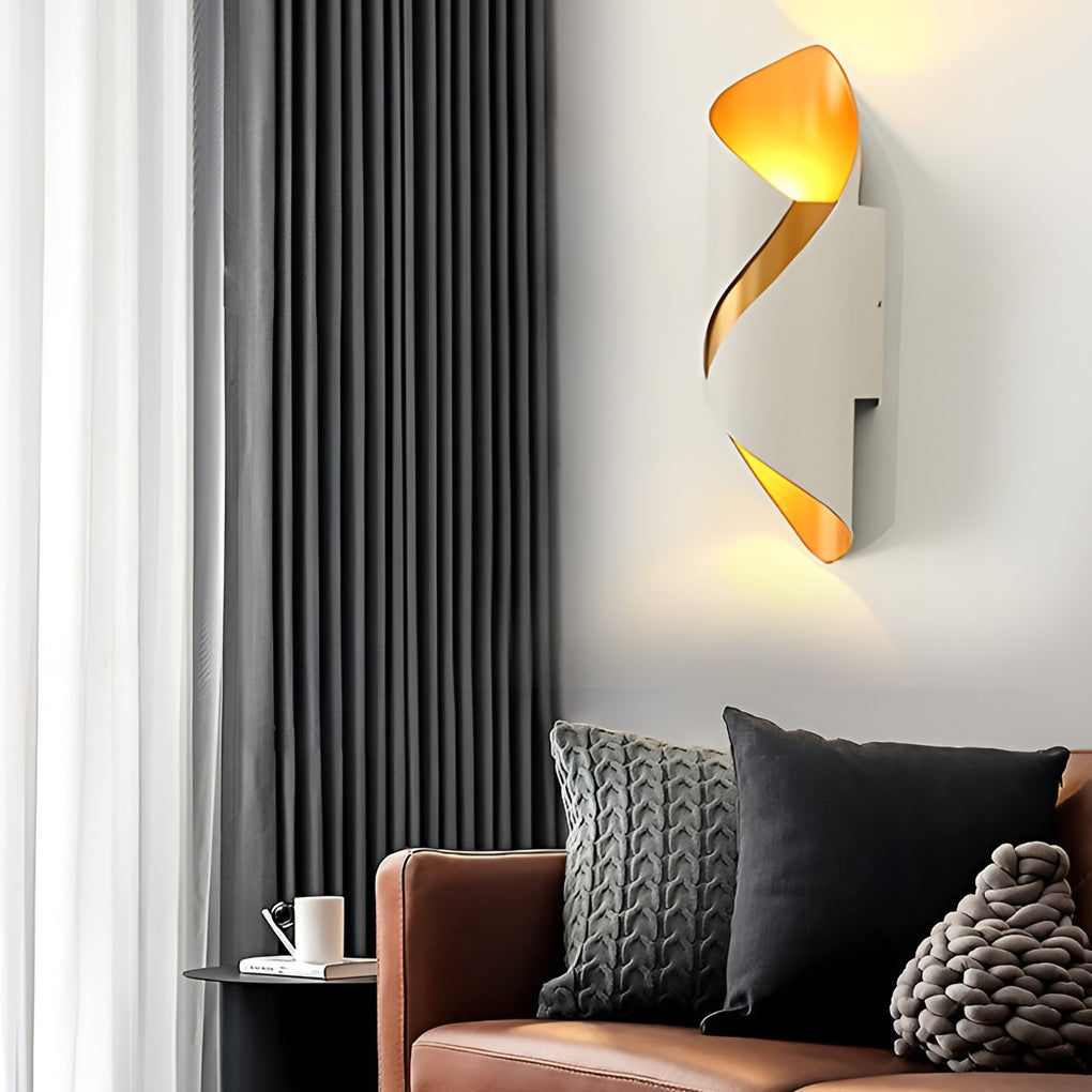 Modern Up/Down Outdoor Wall Sconce — Aluminum & Glass, LED 10W, IP66 Weatherproof, 3"W × 11"H