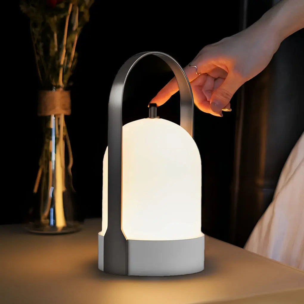 Portable LED Lantern Table Lamp for Indoor and Outdoor Ambiance Luxe