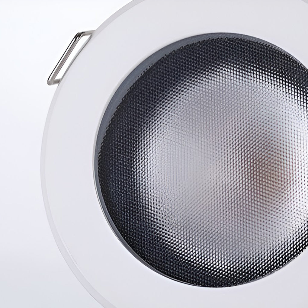 Modern Round Recessed Downlight — COB LED, IP65 Waterproof, 10W / 12W, 3.54" Diameter