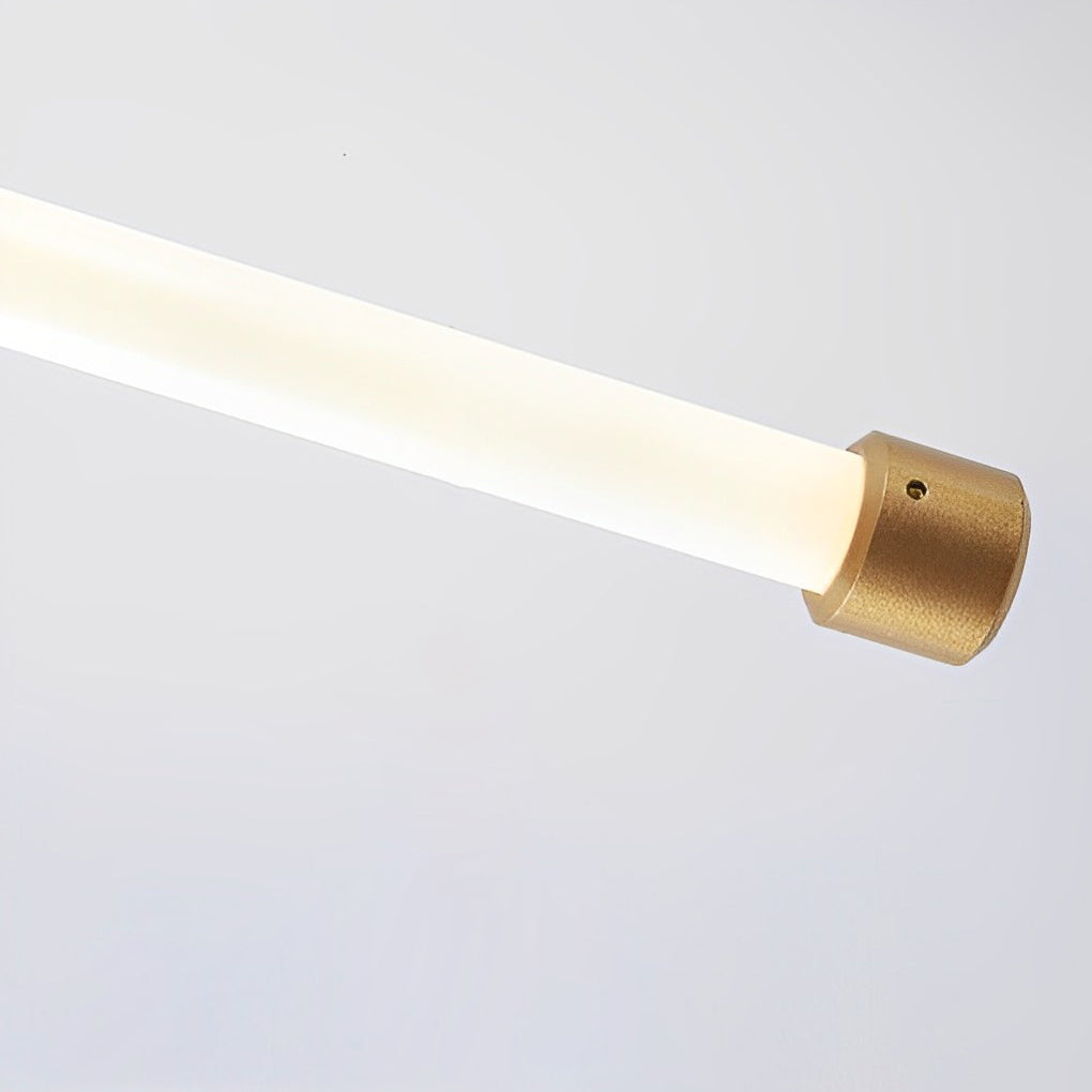 Minimalist Strip LED Wall Sconce — Iron and Acrylic, 10W, Three-Step Dimming, 3000K/4500K/6000K, 24" Linear