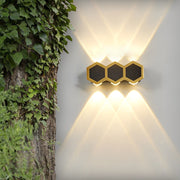 Beehive Up/Down Outdoor Wall Sconce — Aluminum, LED, IP65 Weatherproof