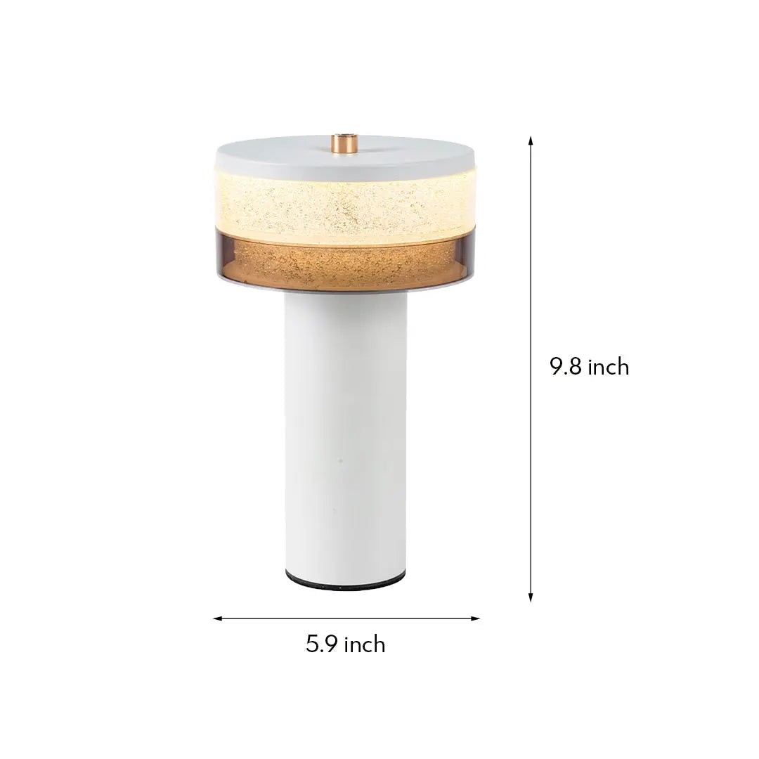 Sleek Nordic Cylindrical Table Lamp - Stylish Decorative Iron Light Luxe