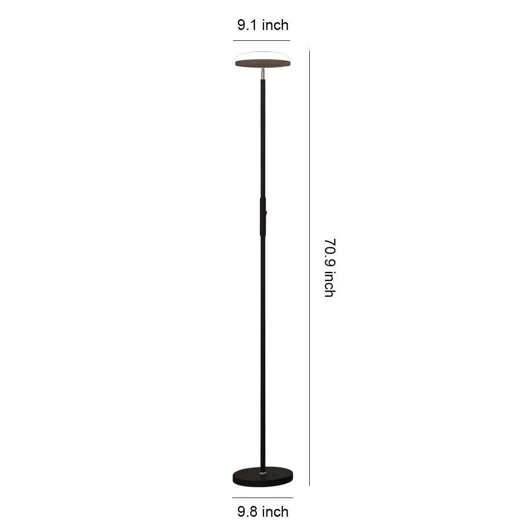 Uplight Floor Lamp with Ambient and Downlight for Reading Luxe