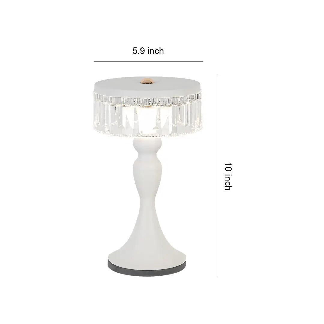 Nordic Minimalist Decorative Light: Forged Iron Table Lamps with Acrylic Accents Luxe