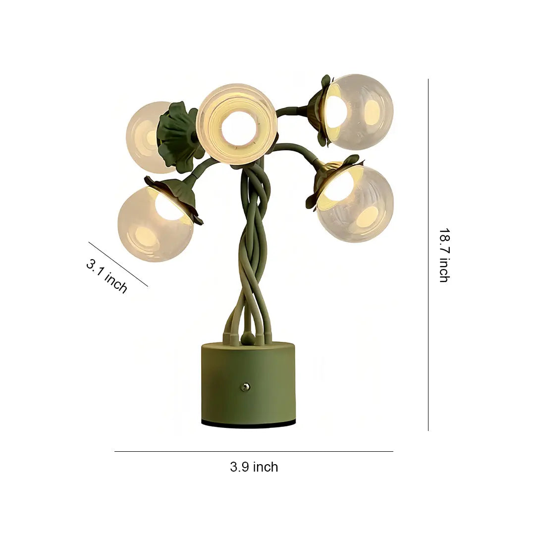 Adjustable DIY Bubble Table Lamps with Flexible Stems - Creative Lighting Solution Luxe