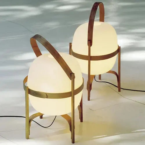 Portable LED Table Lamp with Global Design and Standing Frame - 1 Light Luxe