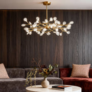 Firefly Sputnik Chandelier — Aluminum & Acrylic, LED, 27/36/45/54-Light, 3000–6500K