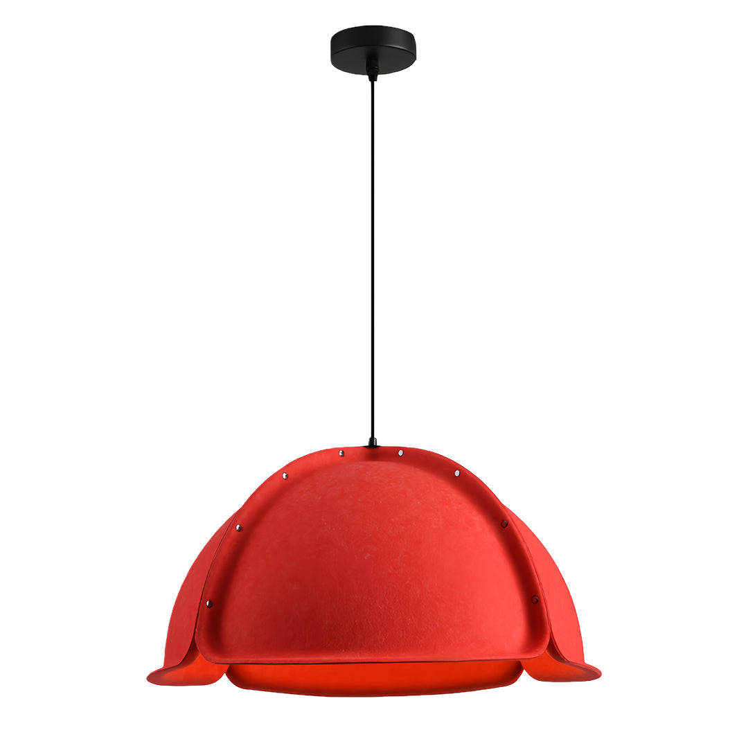 Hat-Shape PET Felt Pendant Light — Iron Frame, Adjustable Height, E27, 23.6" or 31.5"