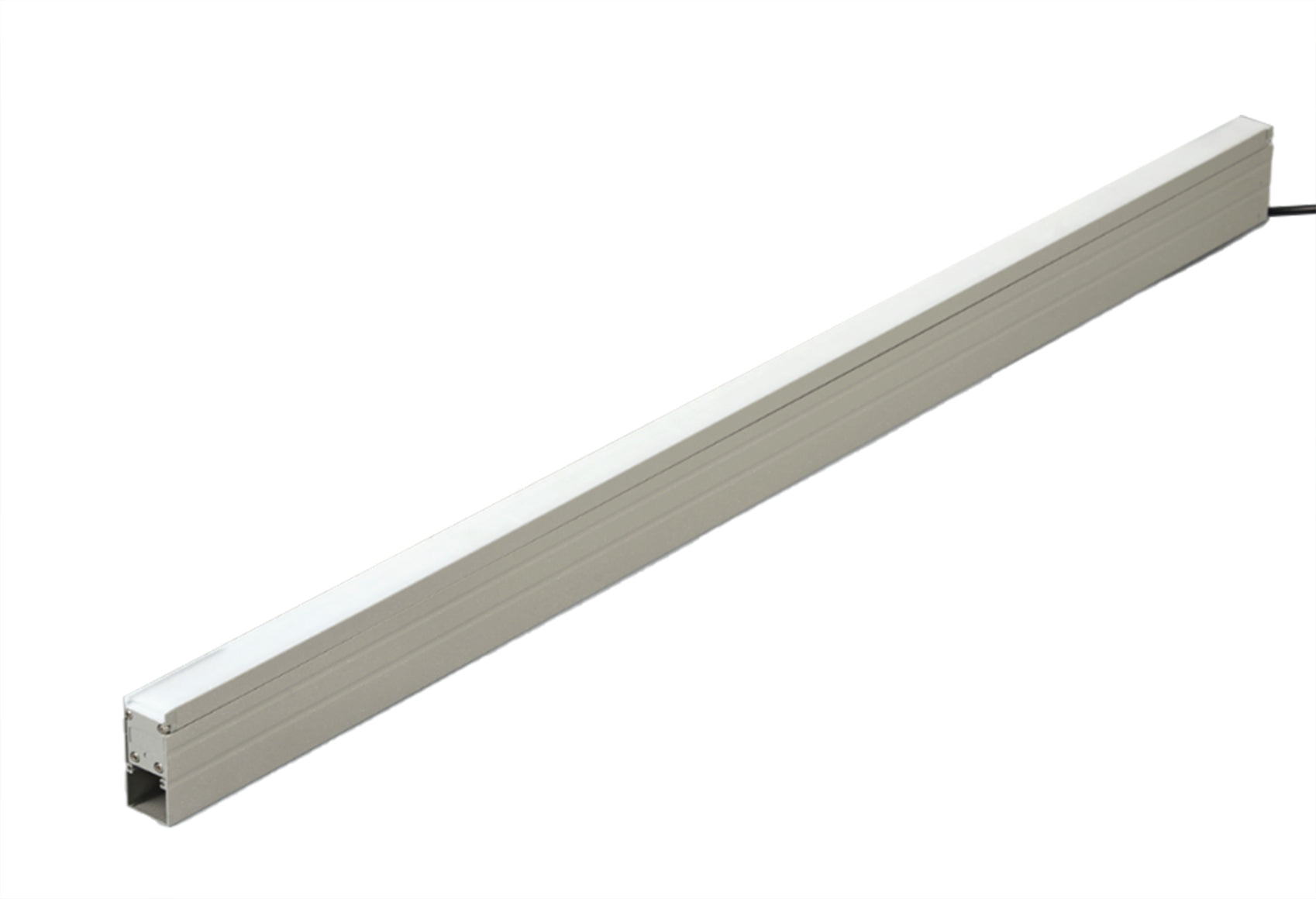 Rectangular Linear Recessed Inground Light — Aluminum & Tempered Glass, 12W, IP67, DC24V, DMX512, 39.4" L