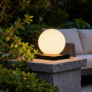 Modern Minimalist Outdoor Pillar Light — Stainless Steel & PE, Sphere / Cube / Cylinder, E27, 5W LED, IP65 Weatherproof