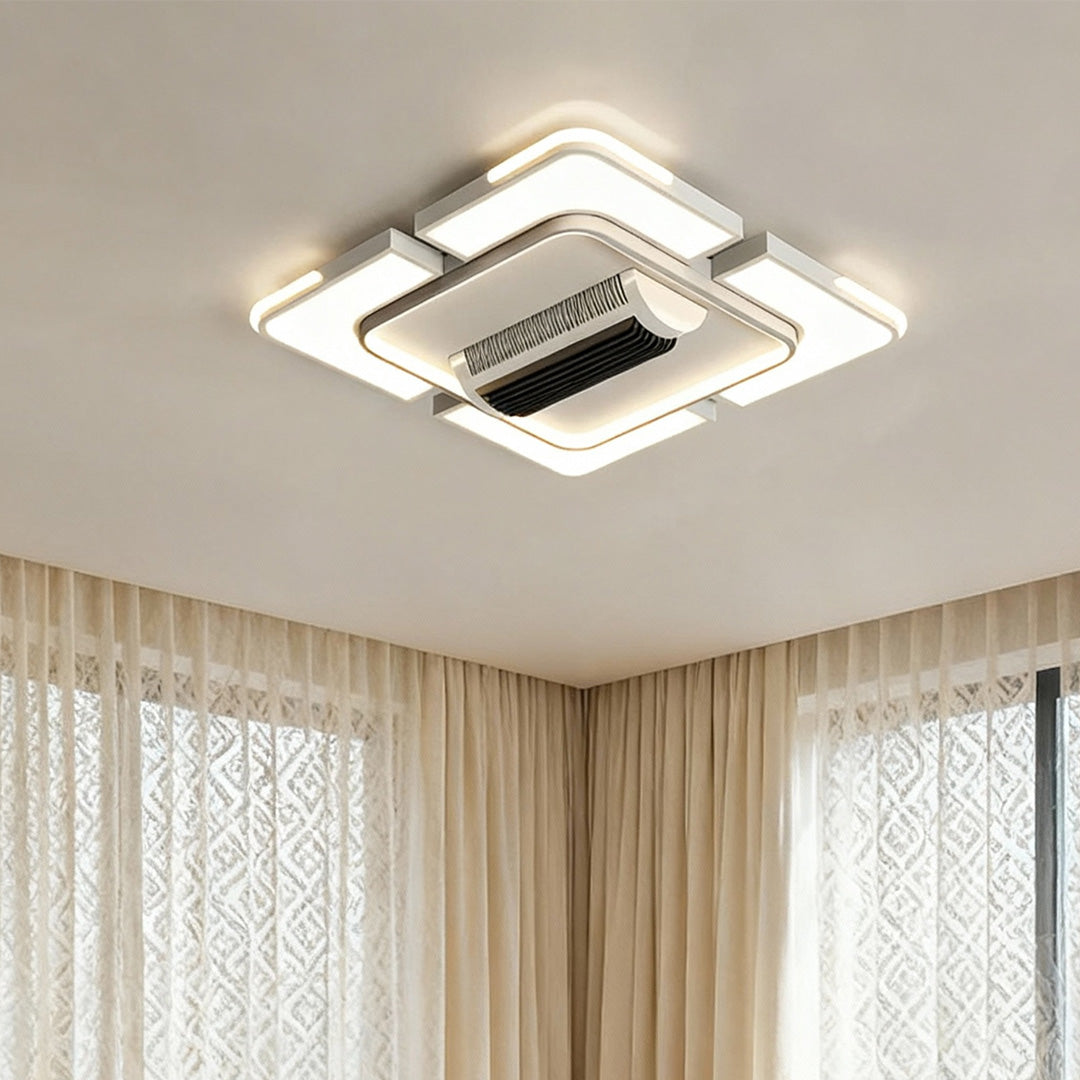 Full Spectrum LED Bladeless Ceiling Fan with Integrated Light