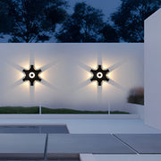 Nordic Waterproof Flower-Shaped LED Wall Washer Lights