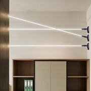 Linear LED Strip Wall Sconce — Steel, Adjustable Rotatable Rod, Anti-Glare, 40W, 4-Meter, 3000K / 6000K