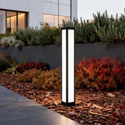 Solar LED Outdoor Bollard Light — Aluminum & PC, 3000K Warm White, IP54, Garden & Villa Courtyard