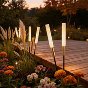outdoor solar reed shaped lights waterproof led landscape lighting lawn lights