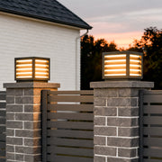 solar landscape decorative lighting outdoor waterproof led post lights