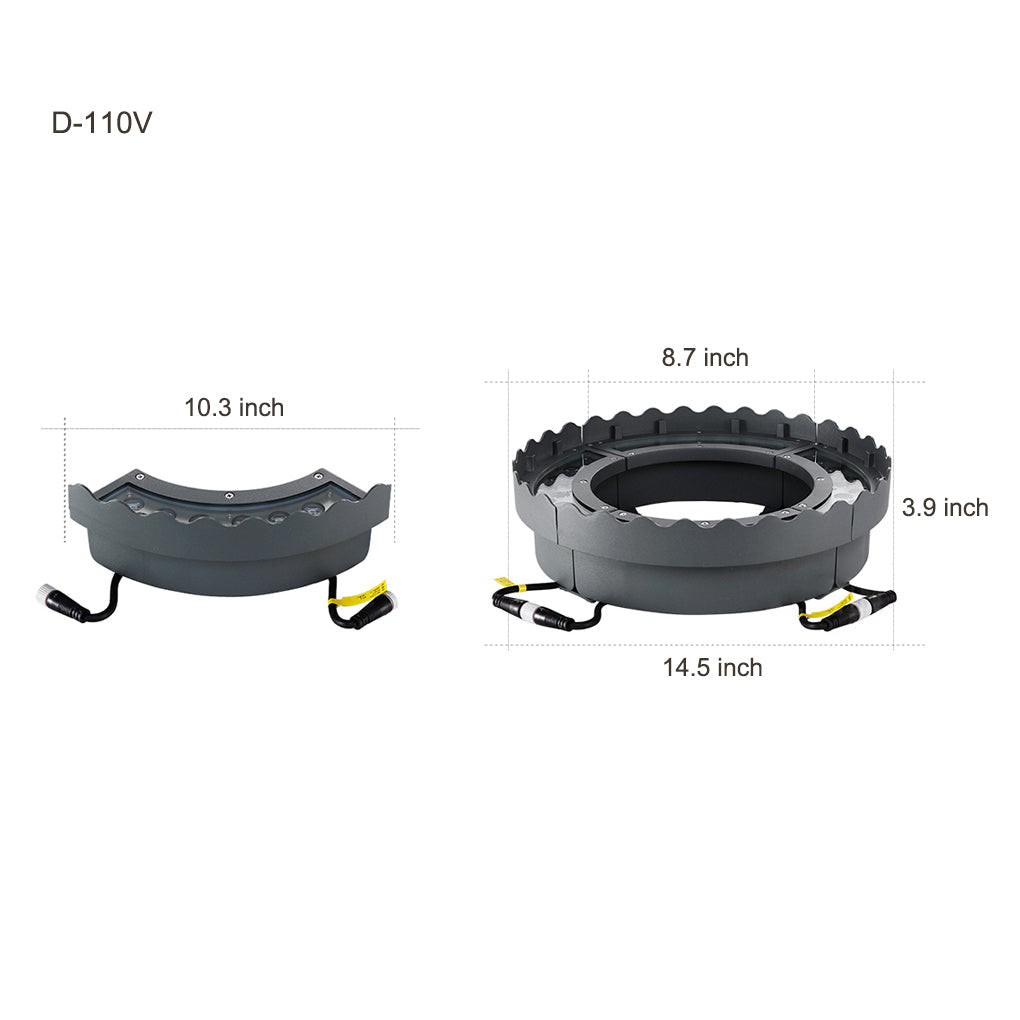 outdoor landscape lighting solid upward mounted led lights for trees