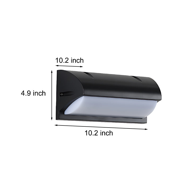 contemporary waterproof led wall light for outdoor villas courtyards and balconies