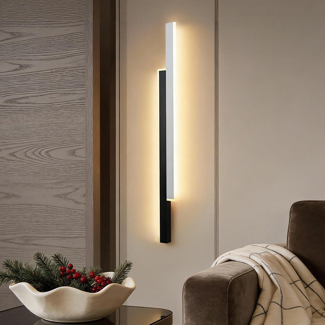 double long led linear wall lamp nordic minimalist design