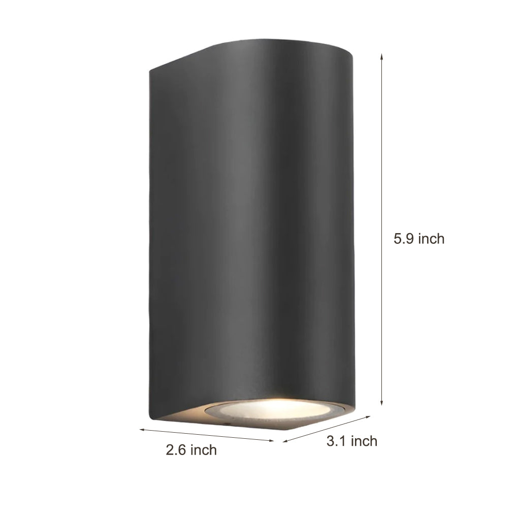 outdoor led up and down wall lights wall lamp and sconce lighting