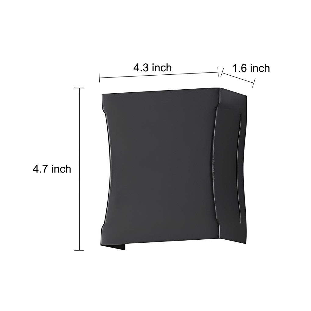 modern led up and down outdoor wall sconce stylish wall lighting