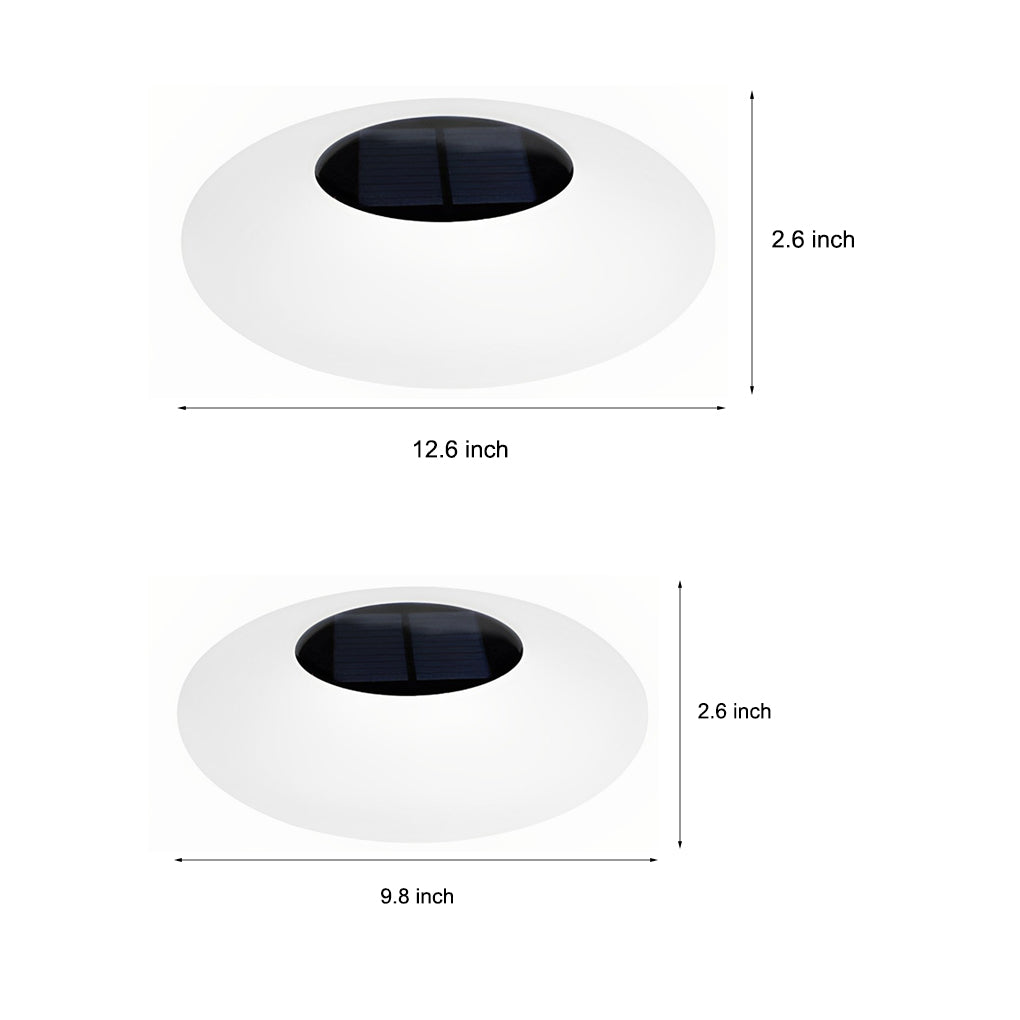 RGB Solar Pool Light — LED, IP67 Waterproof, 16-Color Remote Control, 2.5W, 9.8" or 12.6"