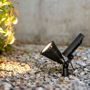 Solar LED Tree Spotlight — ABS, 7W Waterproof, Warm White / RGB, Landscape