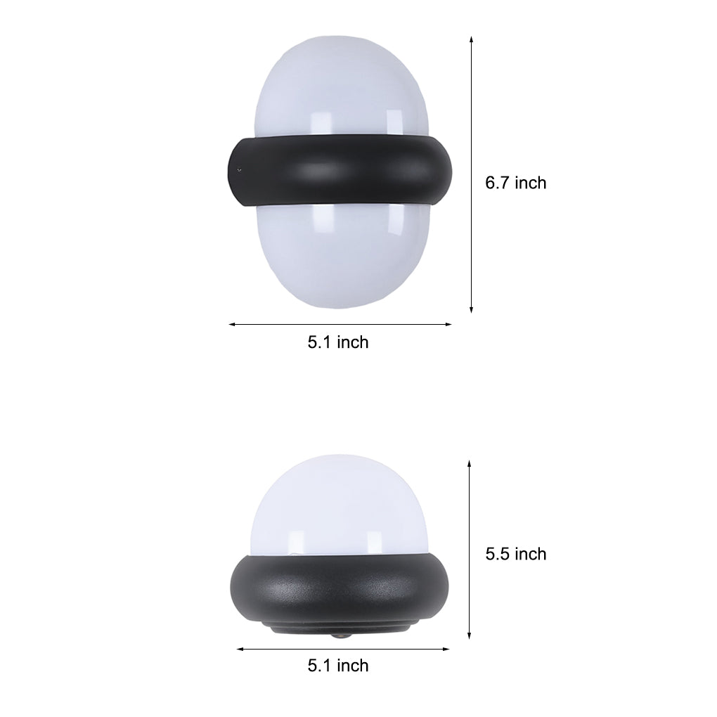 Modern Up/Down Outdoor Wall Sconce — Die-Cast Aluminum, LED, IP65, 3000K / 6000K
