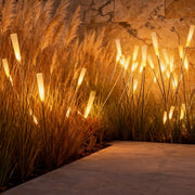 Reed Acrylic Frosted Landscape Stake Lights, 10-Pack — Stainless Steel, LED 3W, IP54 Weatherproof, 12V Hardwired, Warm White