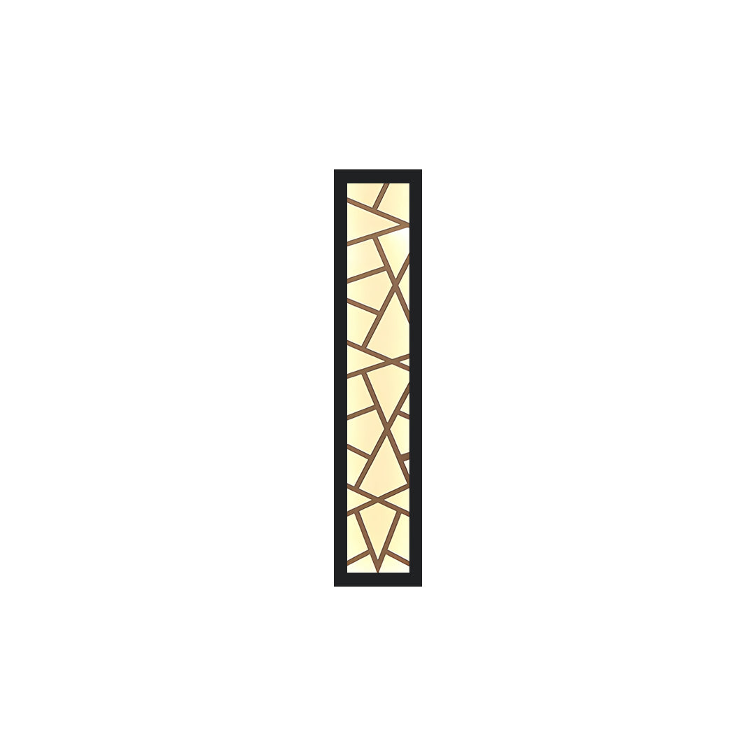 Minimalist Linear Outdoor Wall Sconce — Black Metal, Integrated LED, IP65, 3000K / 4000K / 6000K, 16" to 47"