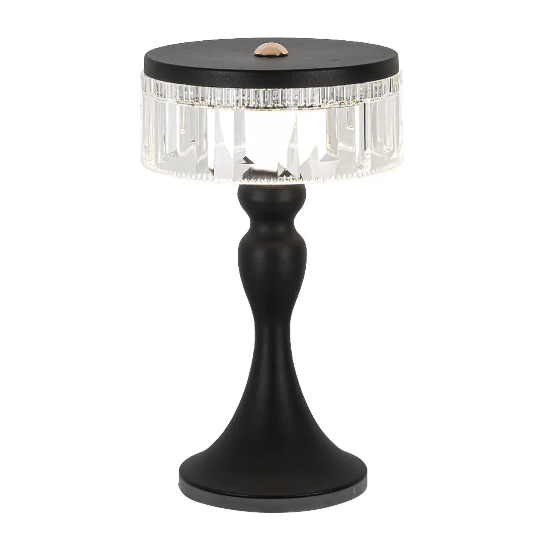 Nordic Minimalist Decorative Light: Forged Iron Table Lamps with Acrylic Accents Luxe