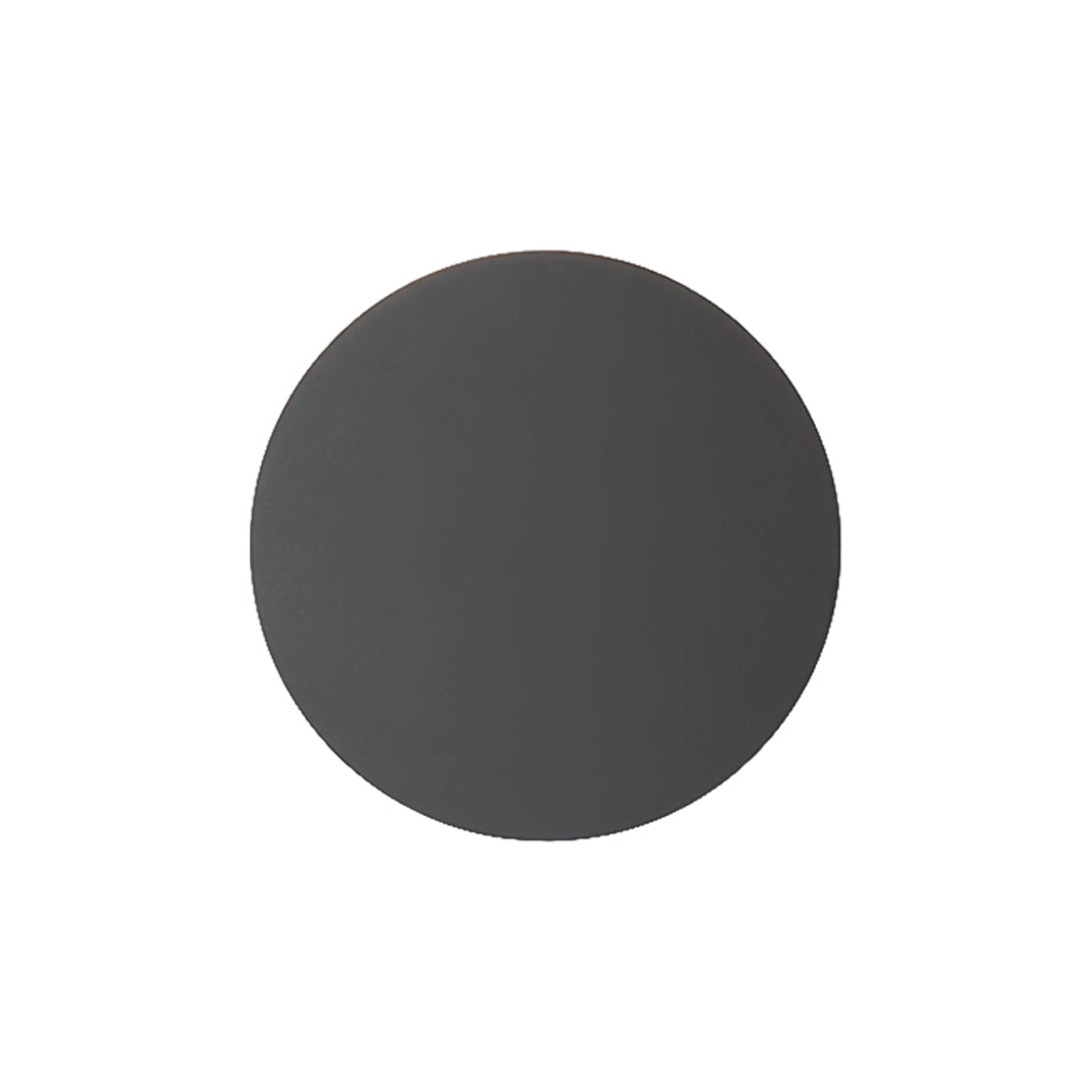 Modern Circular Outdoor Wall Sconce — Die-Cast Aluminum, Acrylic Shade, LED, IP54, 6" or 8"