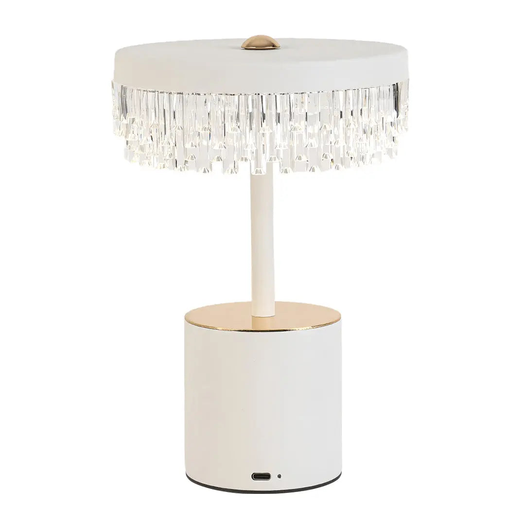 Minimalist Fringe Table Lamp with Creative Design and USB Charging Luxe