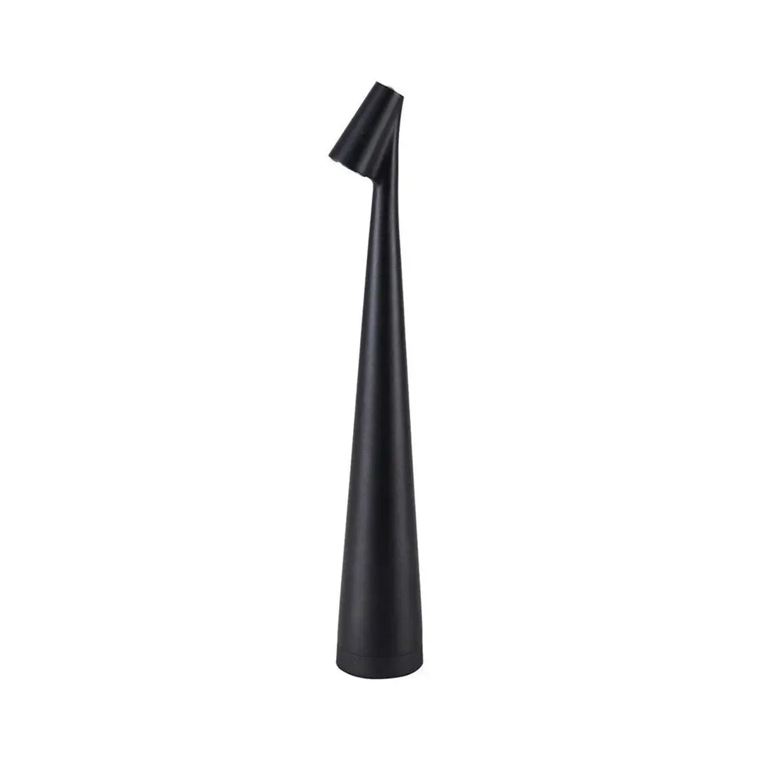 LED Accent Table Lamp with a Modern Conical Stem Luxe